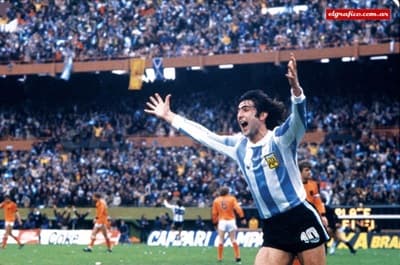 Mario Alberto Kempes - Seleccion Argentina 1978